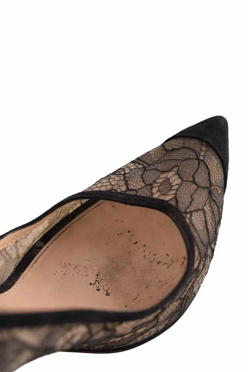 Talons Gianvito Rossi Noir en Tissu