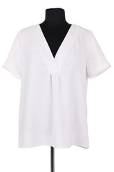 Blouse Gerard Darel Blanc en Synthétique, taille M - Seconde Main