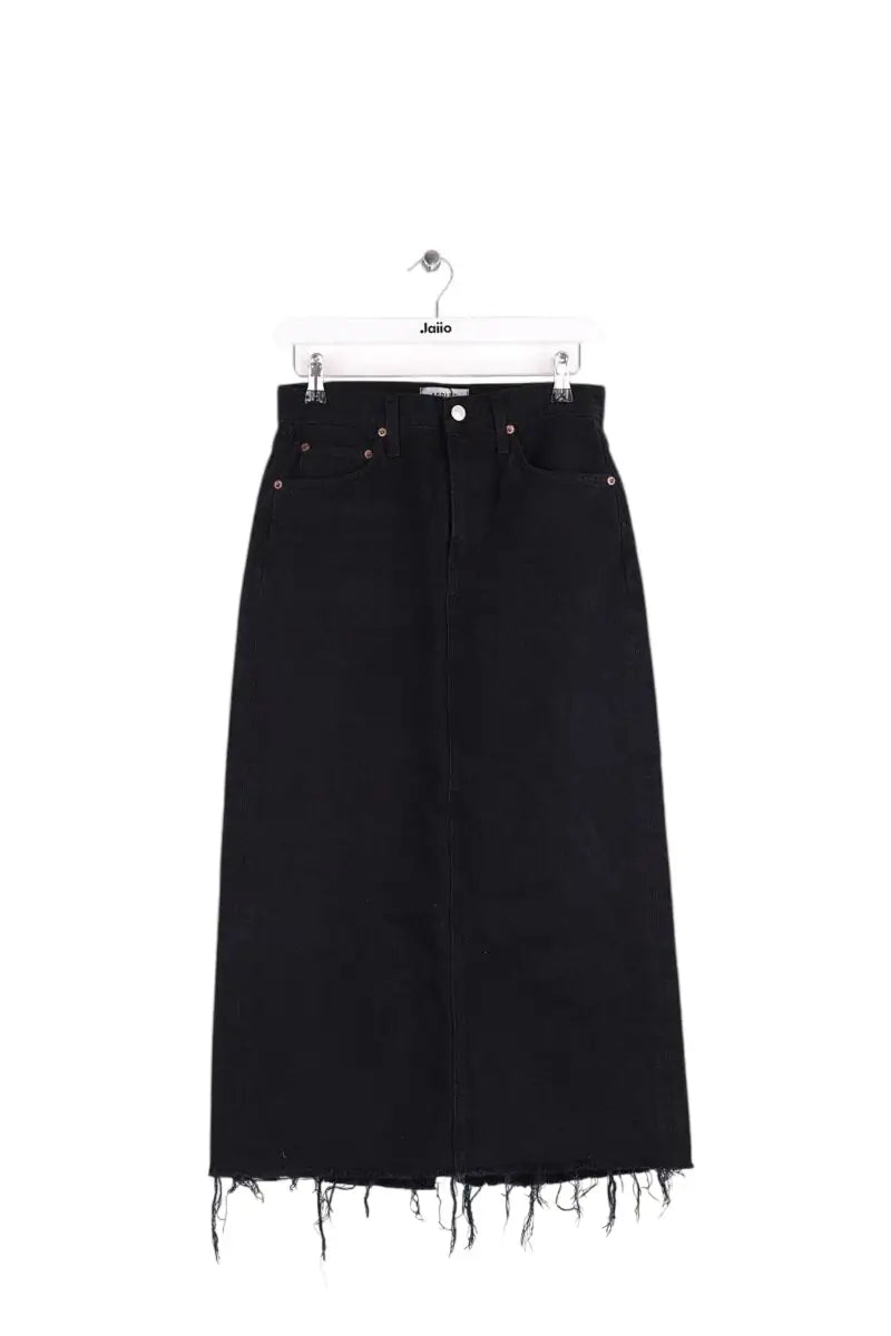 Jupe Agolde Noir en Coton, taille XS - Seconde Main