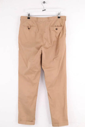 Pantalon droit Prada Beige en Coton