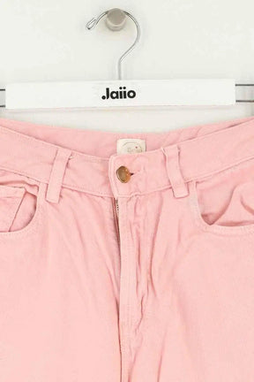 Jean droit Des Petits Hauts Rose en Coton