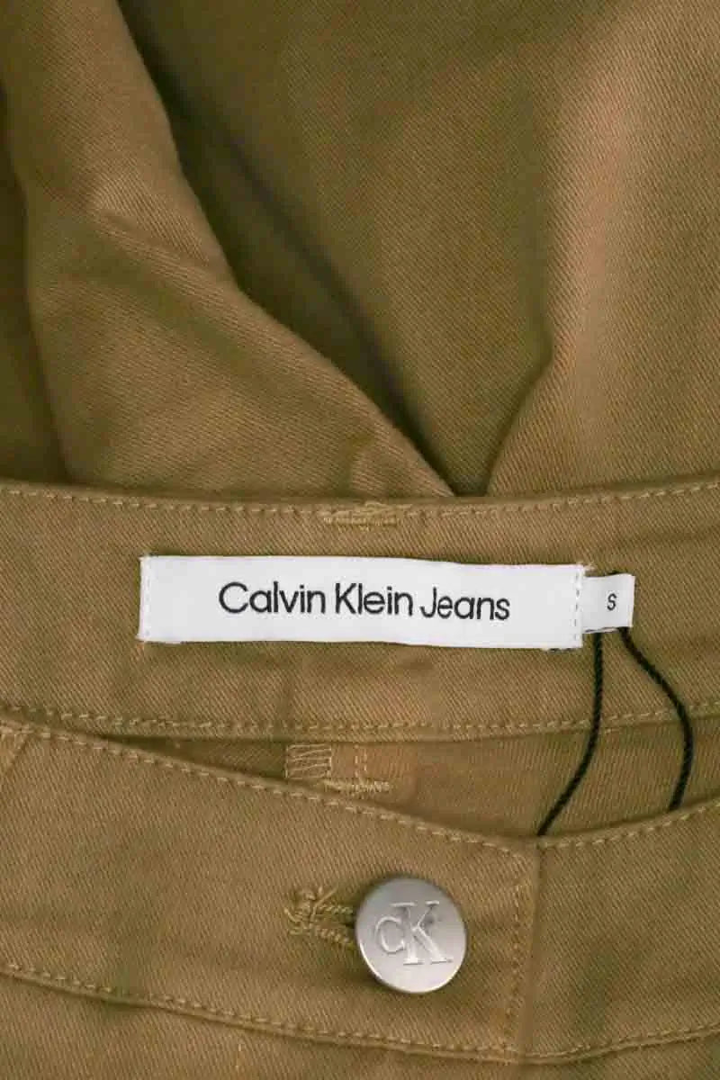 Pantalon Calvin Klein Camel en Coton