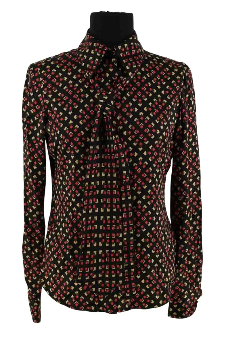 Chemise Diane Von Furstenberg Noir en Soie, taille XS - Seconde Main