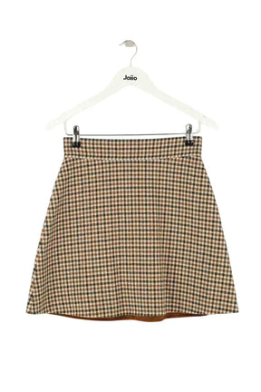 Jupe Tara Jarmon Marron en Laine, taille S - Seconde Main