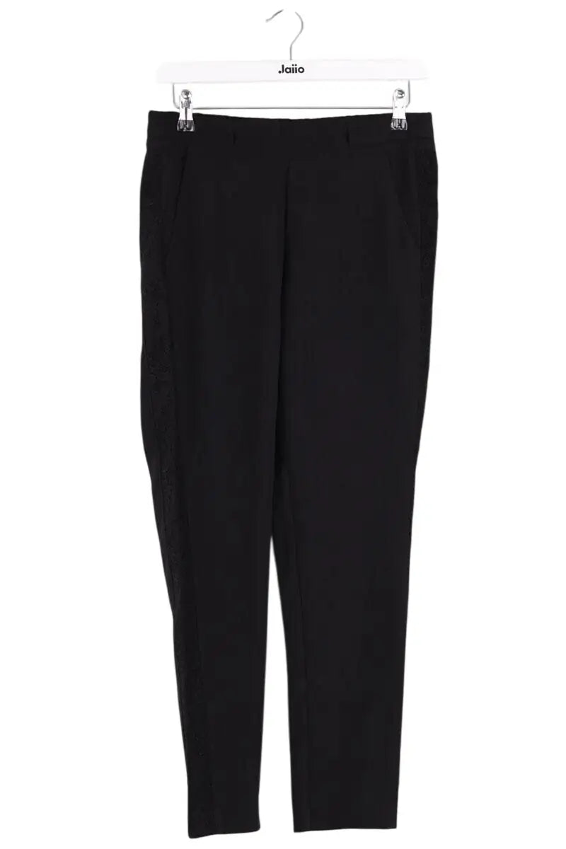Pantalon droit Liu Jo Noir en Synthétique, taille S - Seconde Main