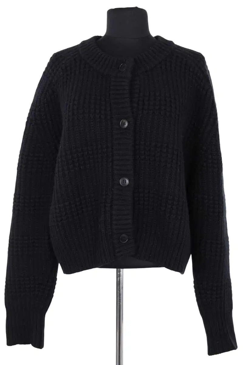 Cardigan Loulou Studio Noir en Cachemire, taille S - Seconde Main
