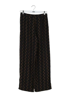 Pantalon large Reformation Noir en Viscose, taille S - Seconde Main