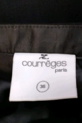 Jupe Courrèges  Noir