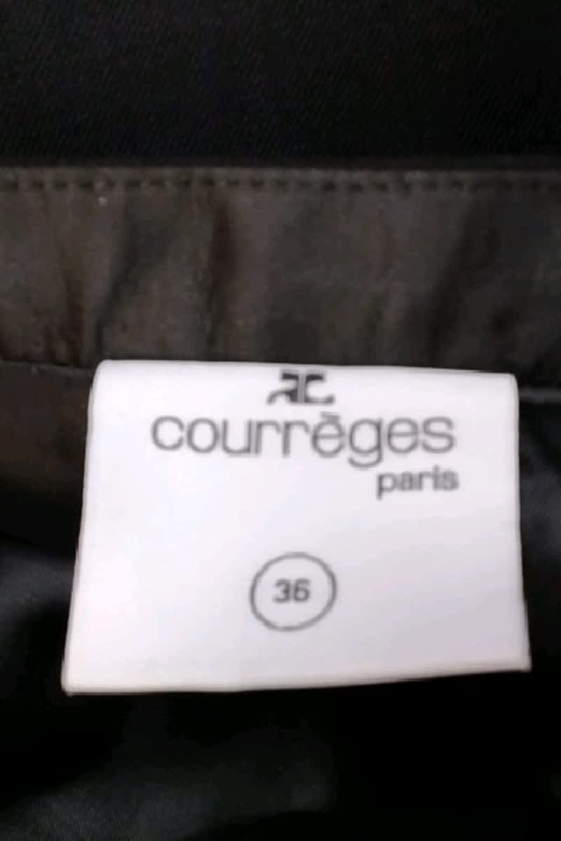 Jupe Courrèges  Noir