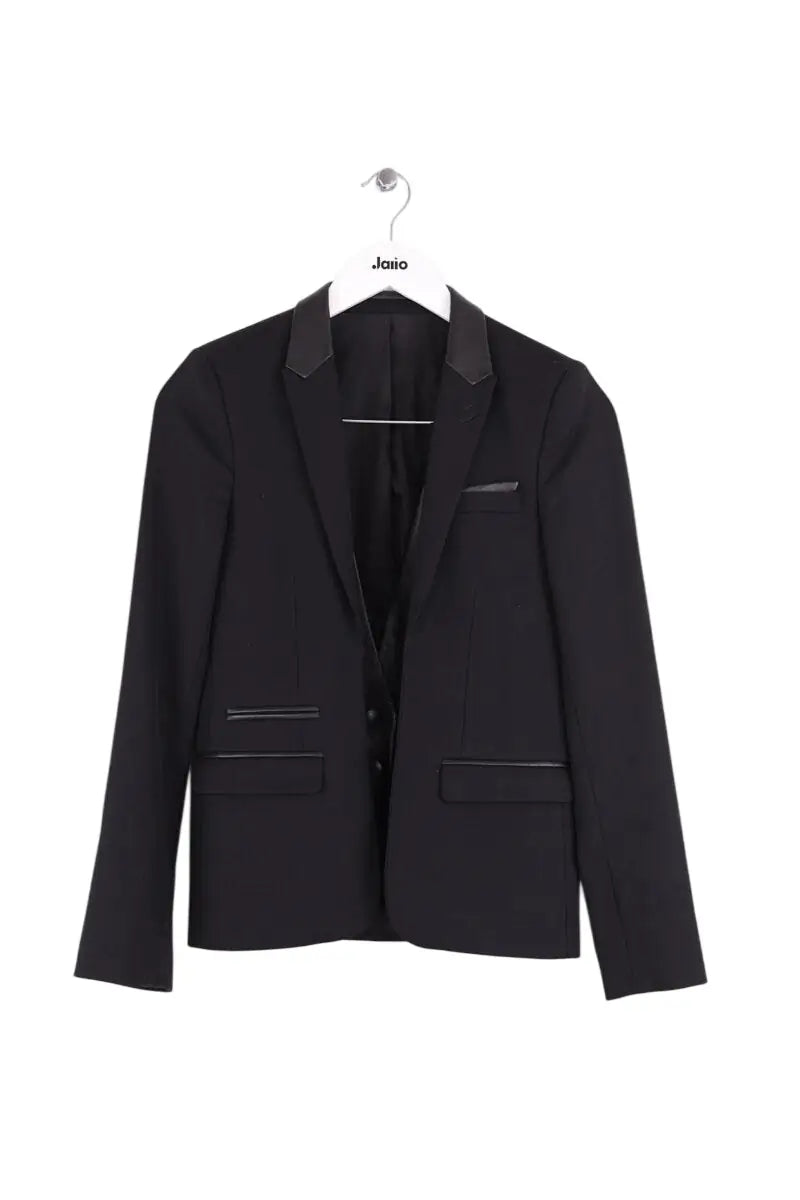 Blazer The Kooples Noir en Laine, taille XS - Seconde Main