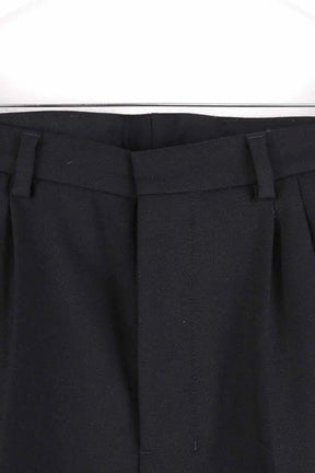 Pantalon droit Ami Noir en Synthétique
