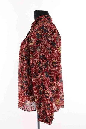 Blouse Ba&Sh Bordeaux en Viscose