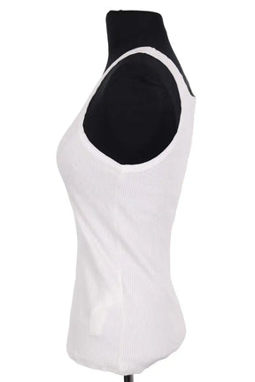 Top sans manche Sandro Blanc en Coton