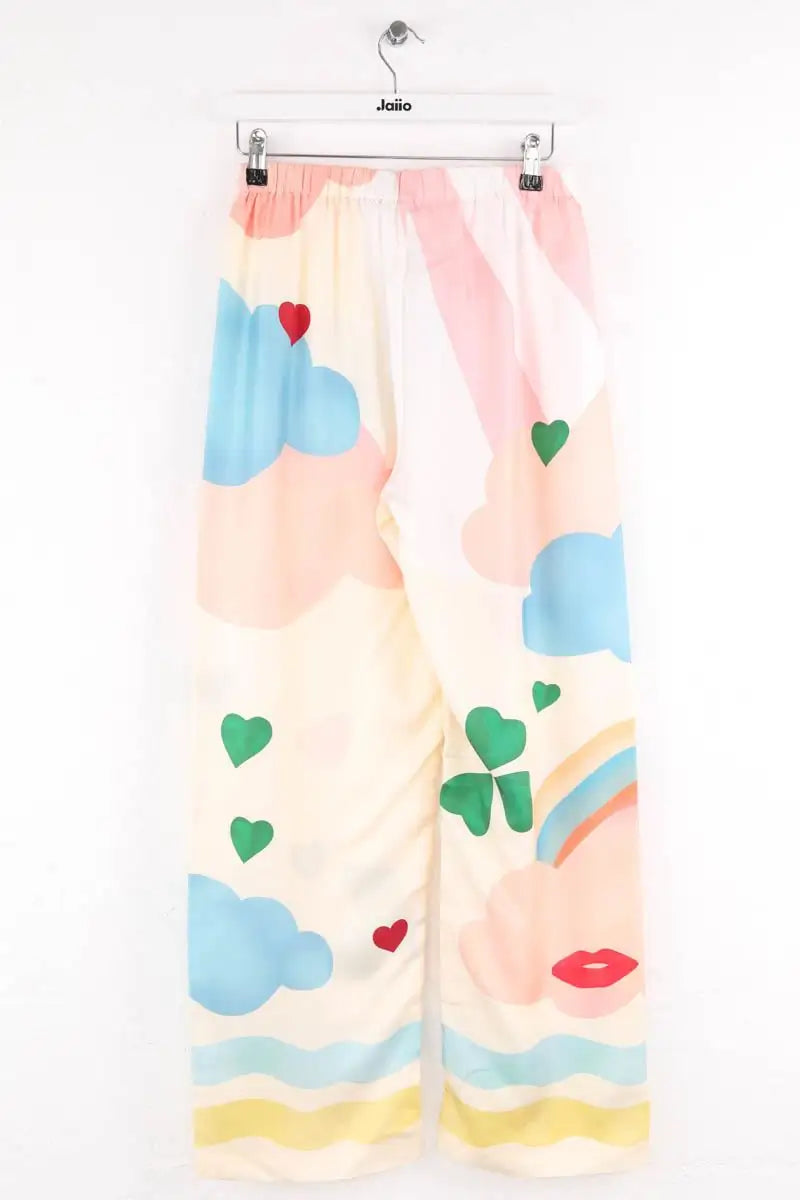Pantalon droit Eres Imprime paradis Multicolore en Soie