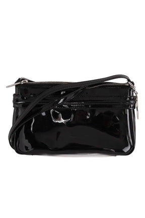 Mini sac Armani Jeans Noir en Cuir verni