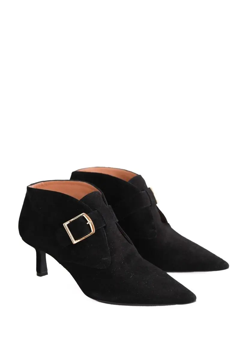 Talons Fratelli Rossetti Noir en Daim