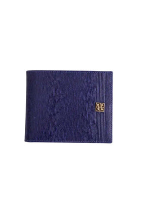 Porte-monnaie Givenchy Marine en Cuir - Seconde Main