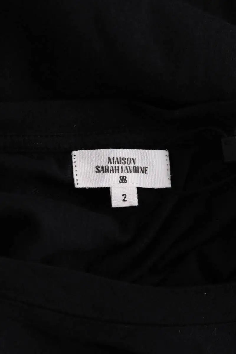 T-shirt Maison Sarah Lavoine Noir en Coton