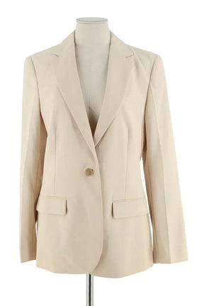 Blazer Calvin Klein Beige en Synthétique, taille S - Seconde Main