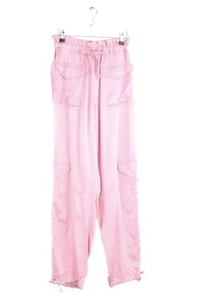 Pantalon Ganni Rose en Viscose, taille S - Seconde Main