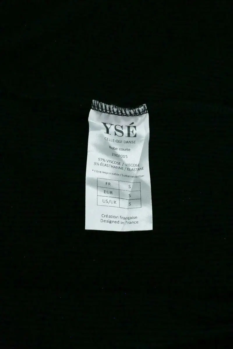 Robe Ysé Noir en Viscose