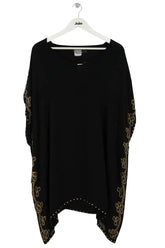 Robe Antik Batik Noir en Viscose, taille S - Seconde Main