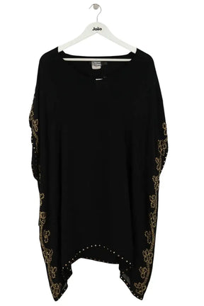 Robe Antik Batik Noir en Viscose, taille S - Seconde Main