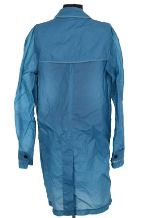 Parka Burberry Bleu en Synthétique