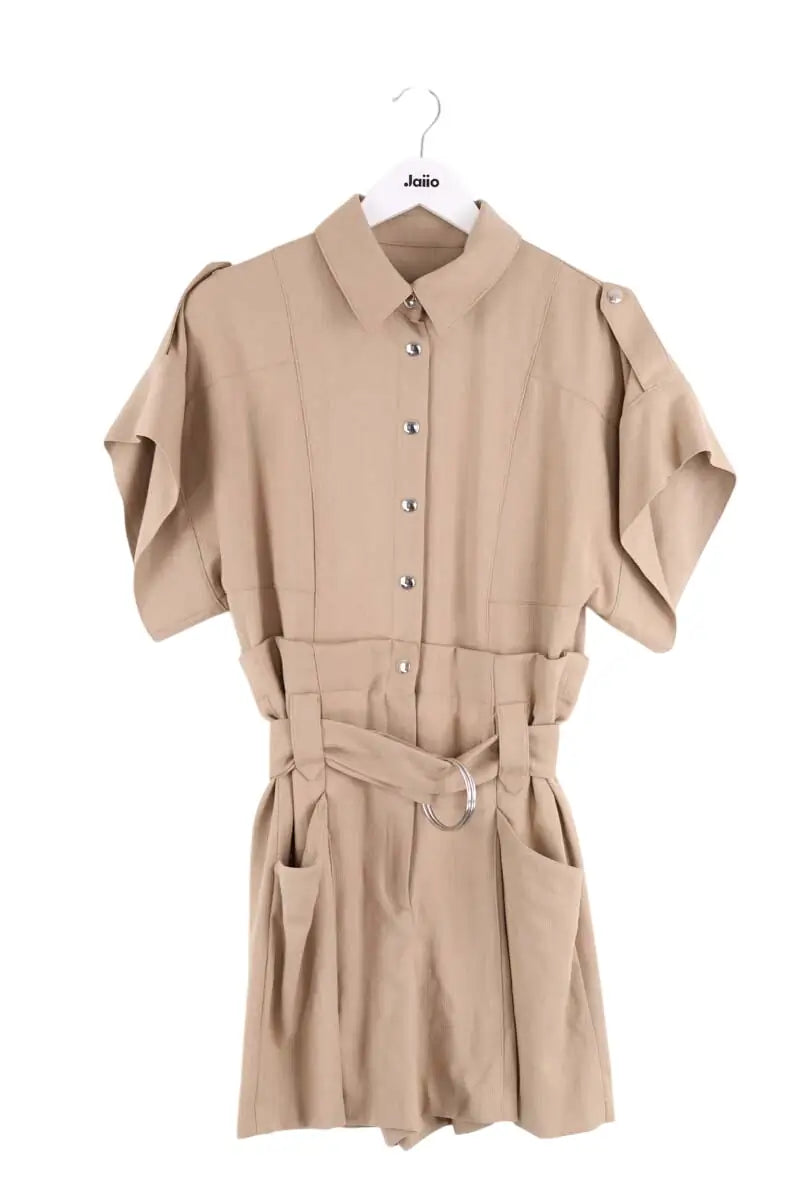 Combishort Iro Maja Camel en Synthétique, taille L - Seconde Main