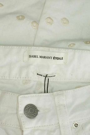 Jean slim Isabel Marant Étoile Blanc en Coton