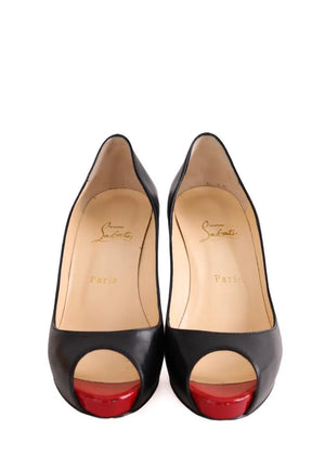 Talons Christian Louboutin Noir en Cuir