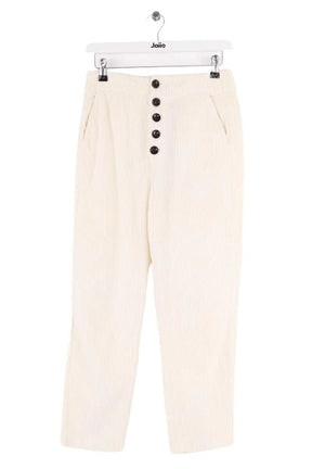 Pantalon droit Chloé Stora Ecru en Coton, taille XS - Seconde Main