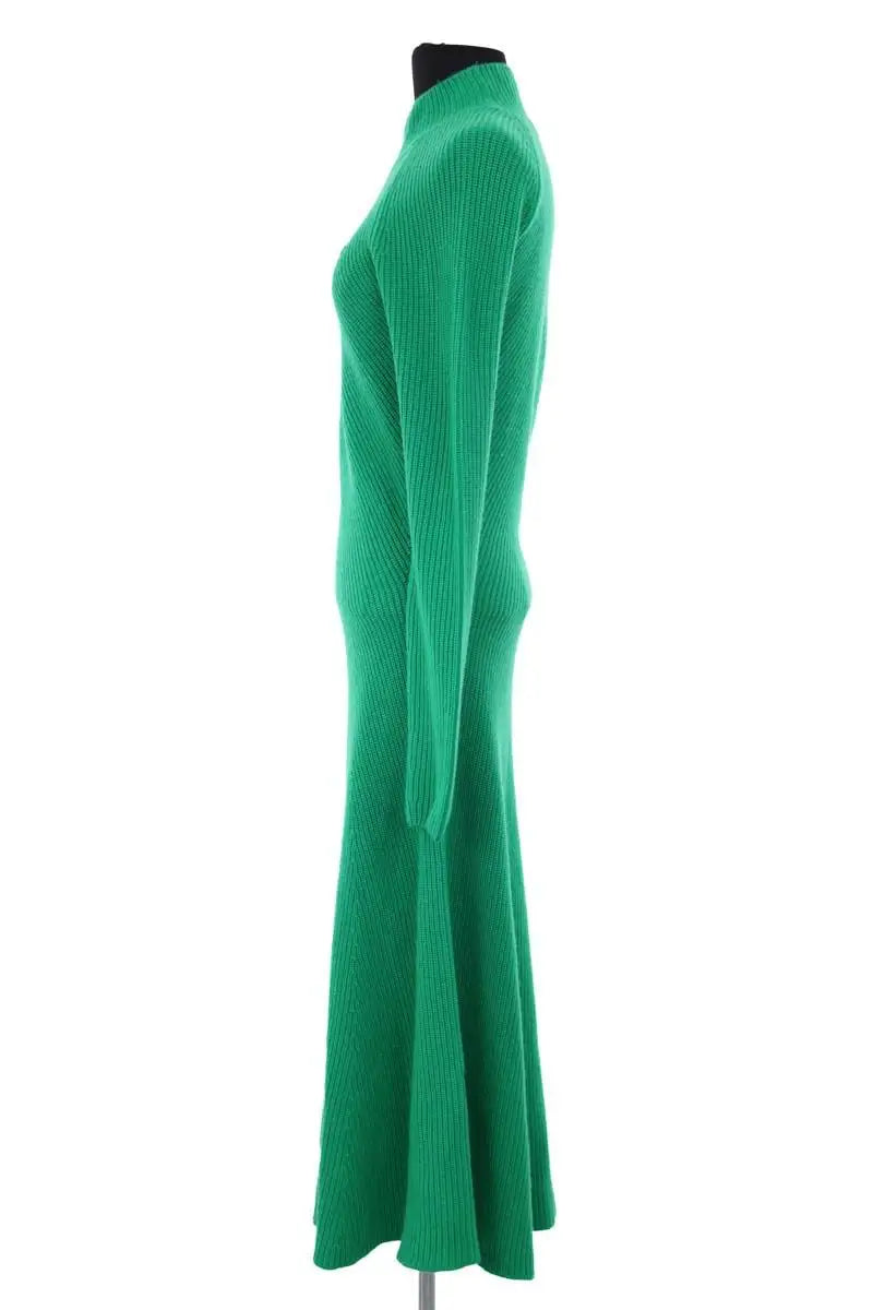 Robe Lacoste Vert en Laine