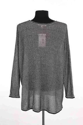 Pull Maje Anthracite en Coton