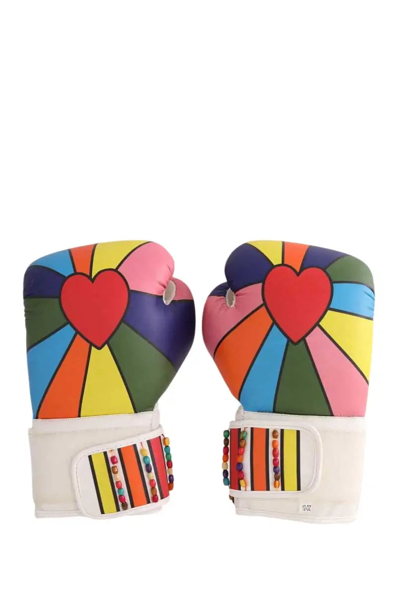 Gant de boxe en cuir Mira Mikati Psychedelic  Multicolore en Cuir, taille M - Seconde Main