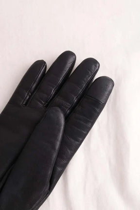 Gants Agnelle Noir en Cuir