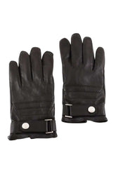 Gants Boss Noir en Cuir, taille M - Seconde Main