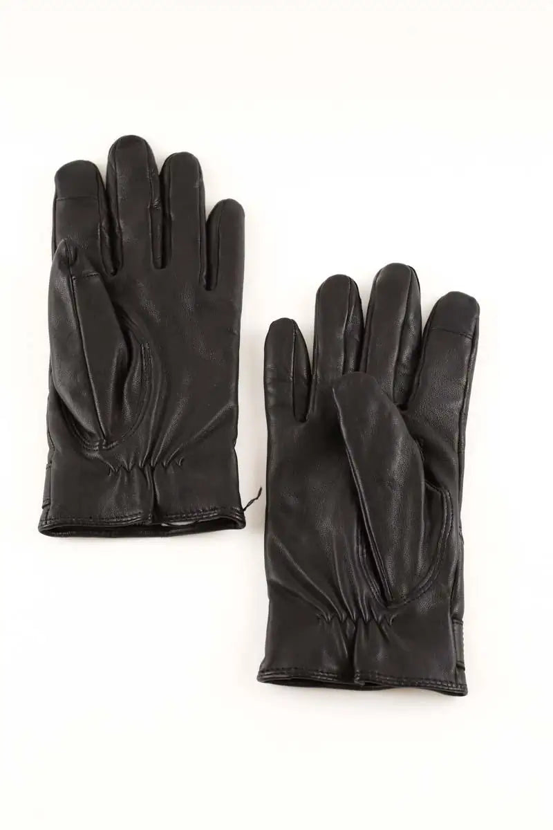 Gants Boss Noir en Cuir