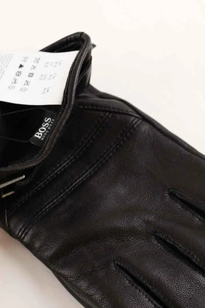 Gants Boss Noir en Cuir