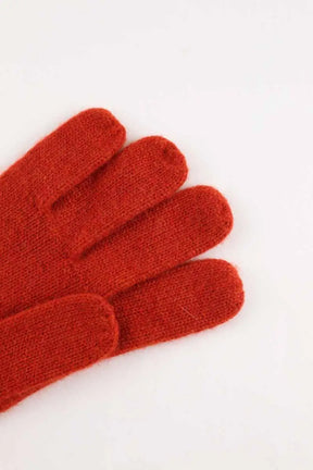 Gants Hermès Rouge en Cachemire