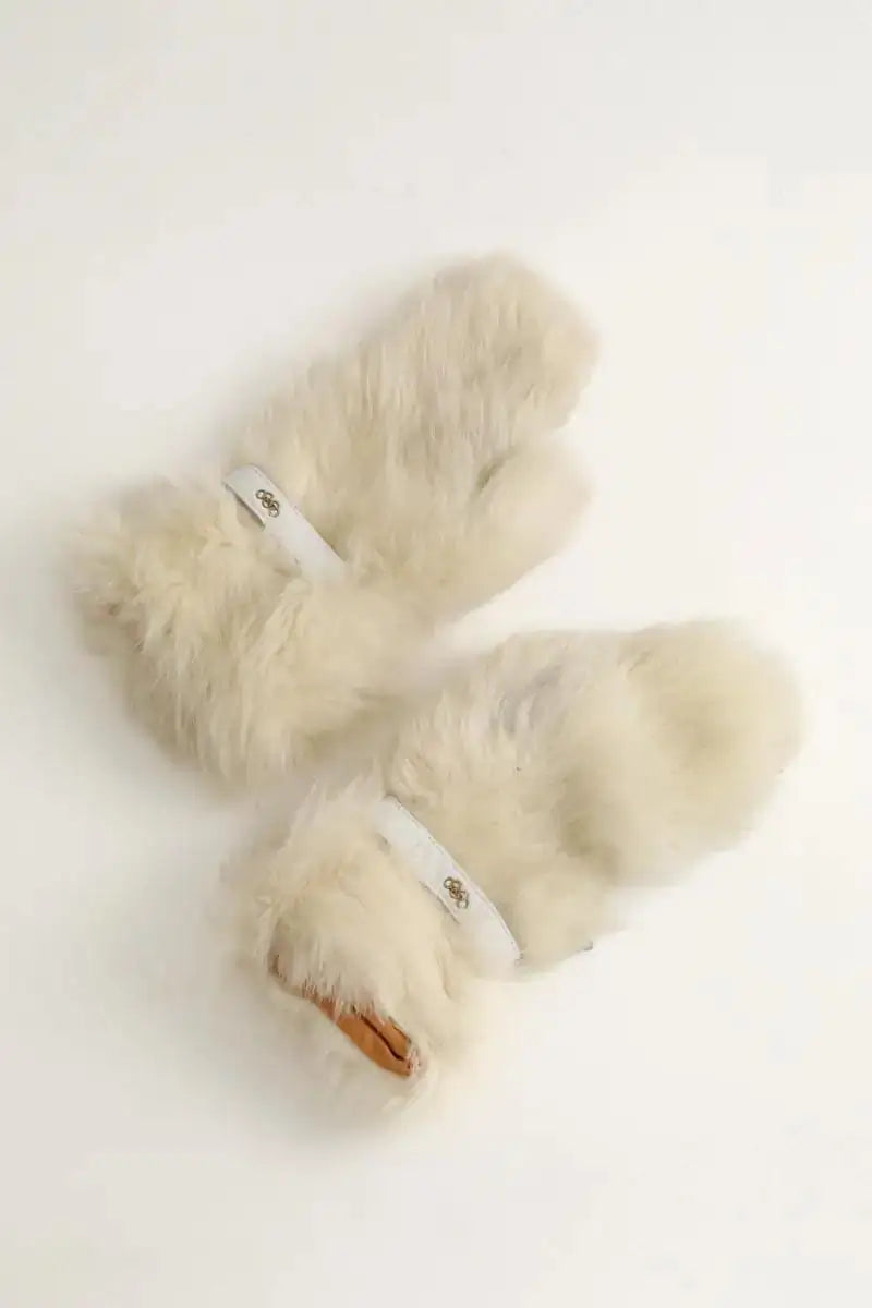 Gants Other Brand Blanc en Cuir