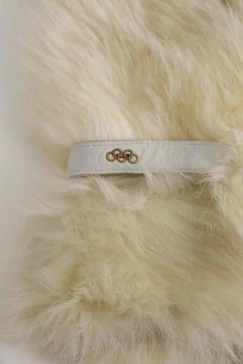 Gants Other Brand Blanc en Cuir