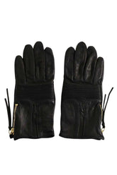 Gants The Kooples Noir en Cuir, taille XS - Seconde Main