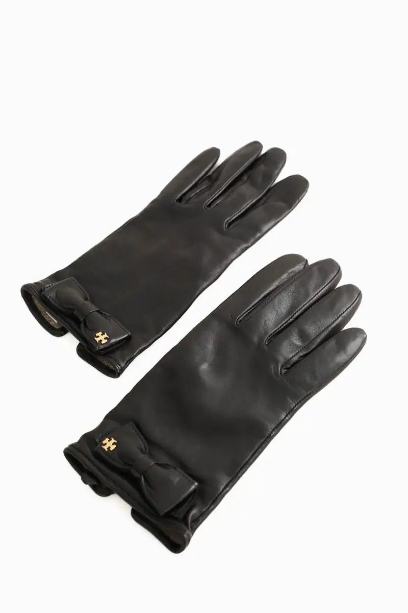 Gants Tory Burch Noir en Cuir