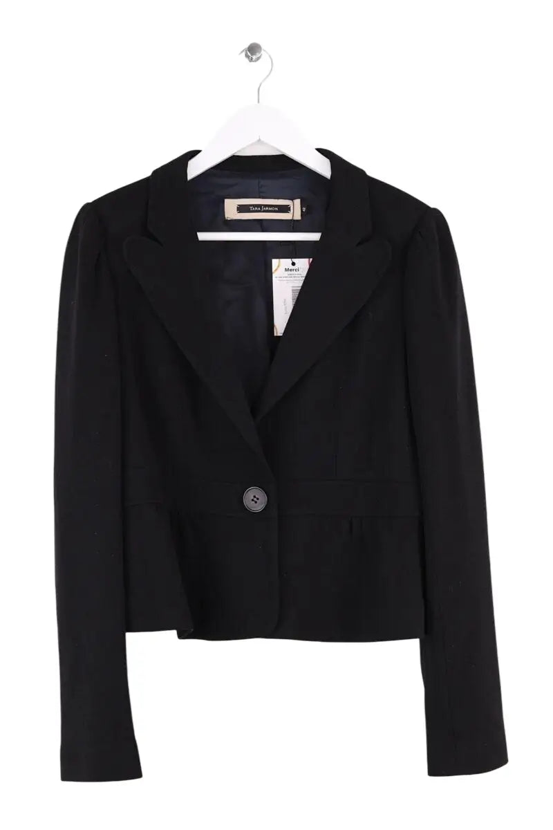 Blazer Tara Jarmon Noir en Viscose, taille XL - Seconde Main