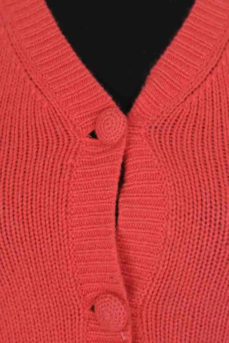 Gilet Agnès B. Orange en Cachemire
