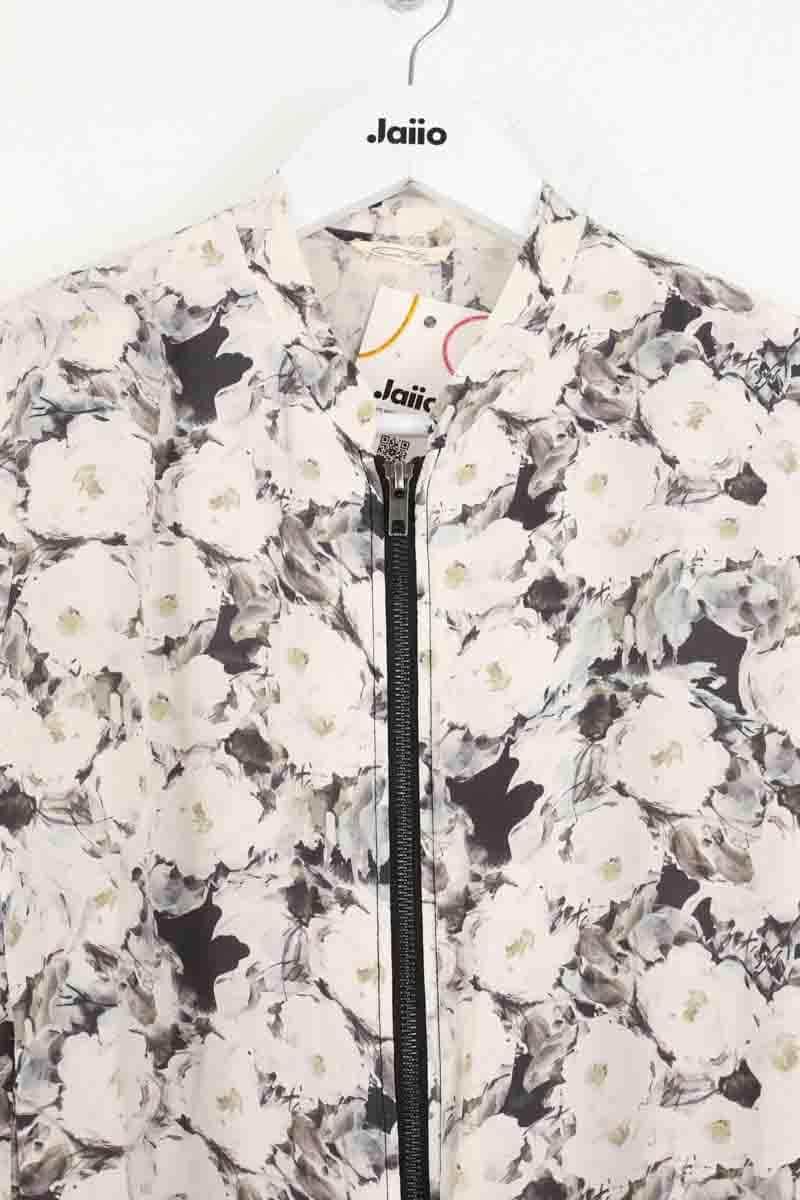 Gilet American Vintage Blanc en Soie