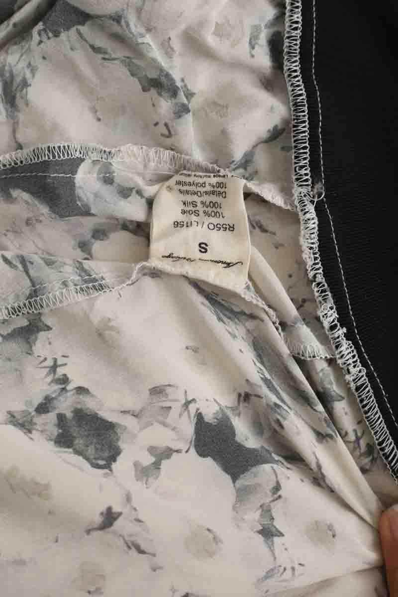 Gilet American Vintage Blanc en Soie