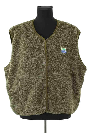 Gilet American Vintage Kaki en Polyester, taille M - Seconde Main