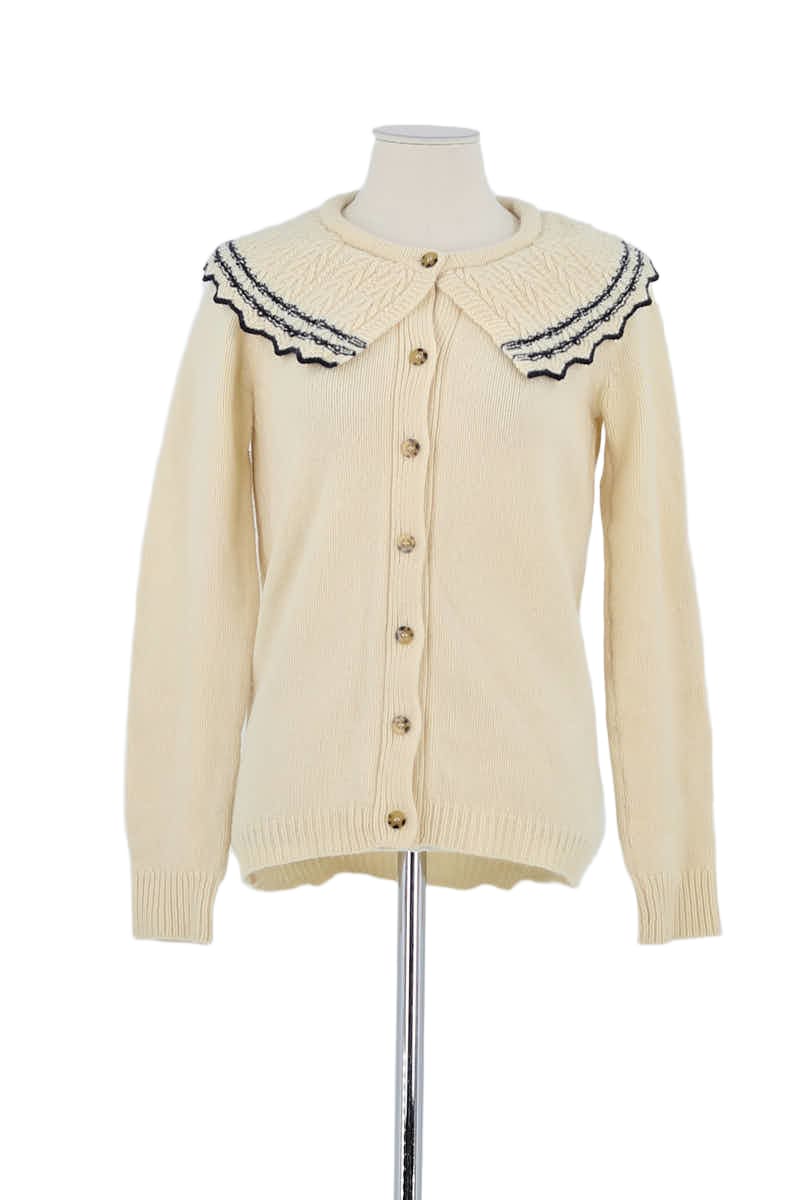 Gilet Balzac Beige en Laine, taille S - Seconde Main